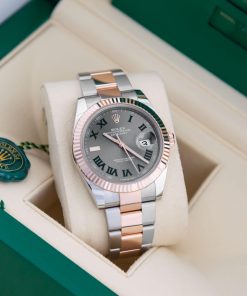 Rolex Datejust 41 ‘Wimbledon’ Dial Two-Tone Everose Oyster