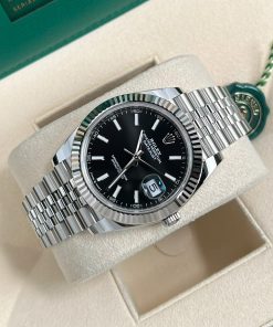 Rolex Datejust 41 ‘Black Index’ Dial Jubilee