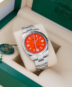 Rolex Oyster Perpetual 41 ‘Coral Red’ Dial Oyster