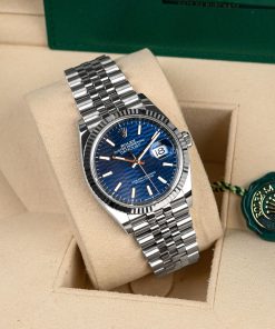 Rolex Datejust 36 ‘Blue Fluted-Motif’ Dial Jubilee