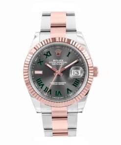 Rolex Datejust 41 ‘Wimbledon’ Dial Two-Tone Everose Oyster