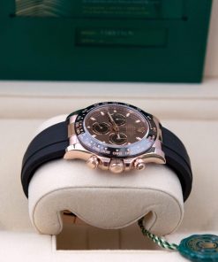 Rolex Daytona ‘Chocolate’ Dial Everose Gold Oysterflex