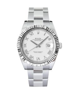 Rolex Datejust 41 ‘White Roman’ Dial Oyster