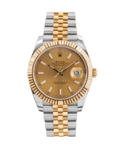 Rolex Datejust 41 ‘Champagne Index’ Dial Two-Tone Jubilee