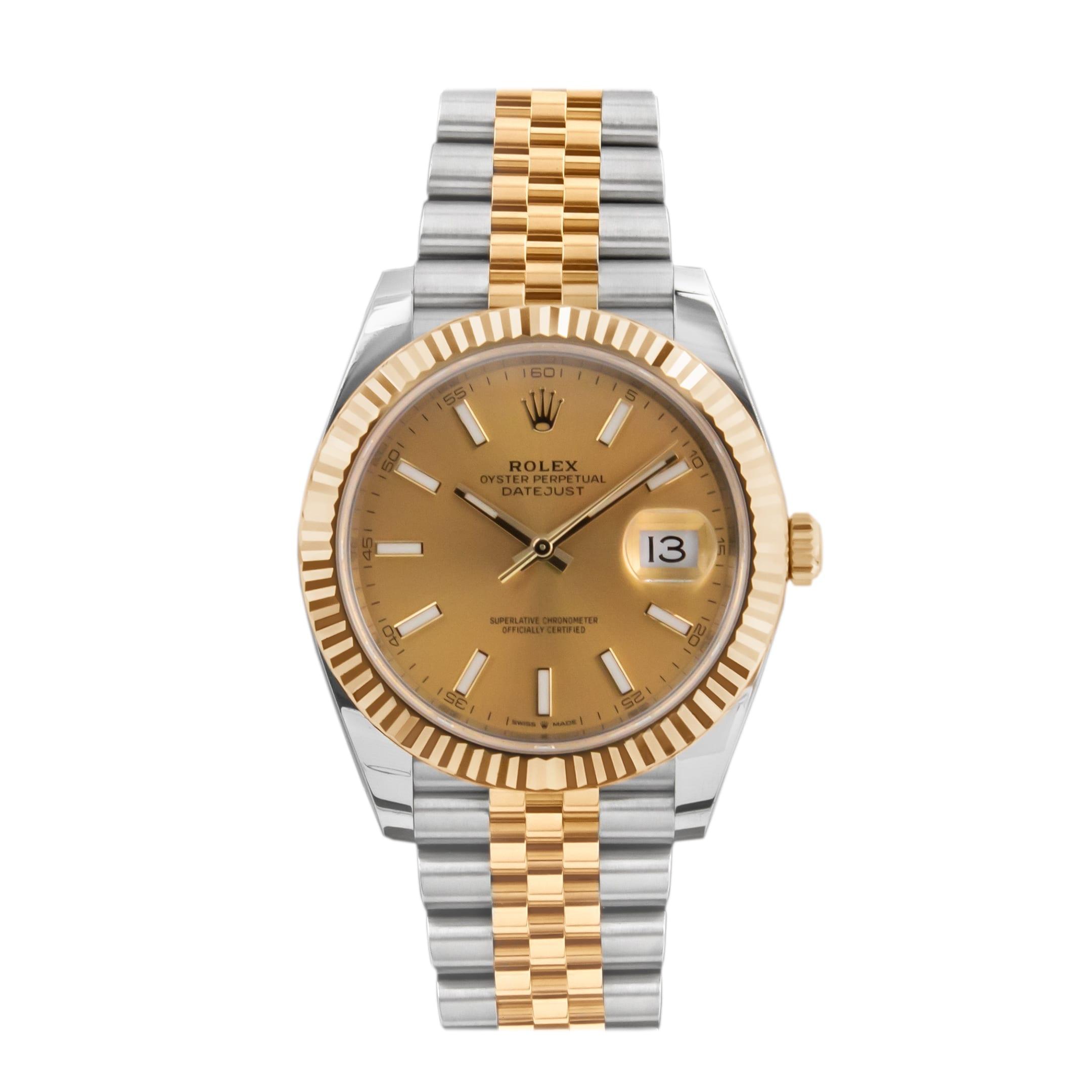 Rolex Datejust 41 ‘Champagne Index’ Dial Two-Tone Jubilee