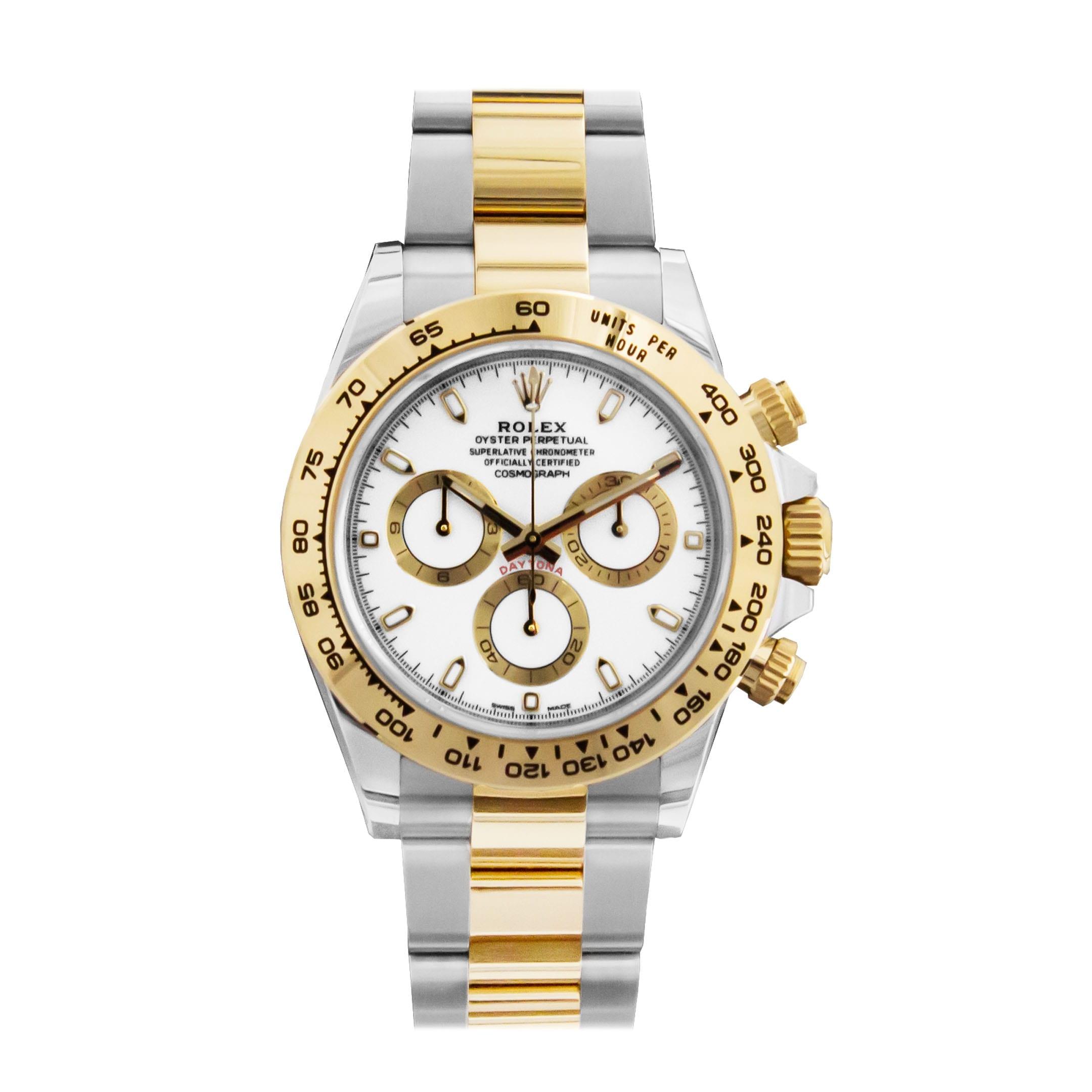 Rolex Daytona ‘White’ Dial Two-Tone Oyster