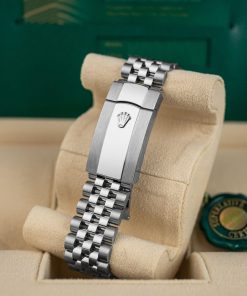 Rolex Datejust 36 Fluted ‘Olive-Green Palm Motif’ Dial Jubilee