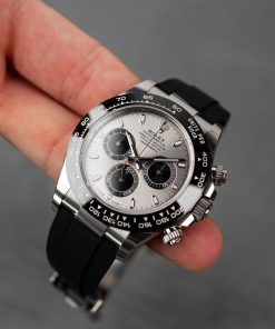 Rolex Daytona ‘Steel’ Dial White Gold Oysterflex