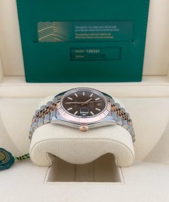 Rolex Datejust 41 ‘Chocolate Index’ Dial Two-Tone Everose Jubilee