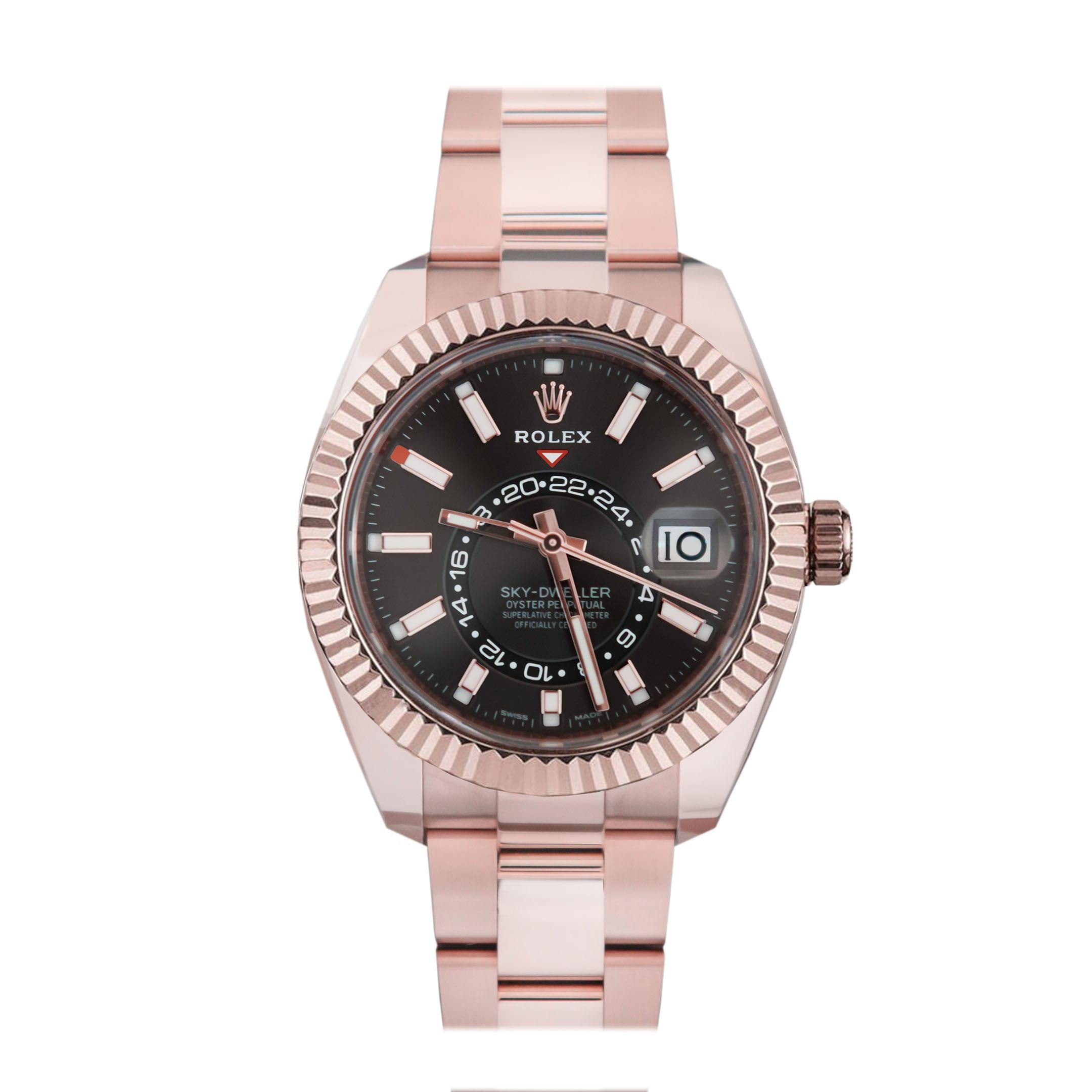 Rolex Sky-Dweller Everose Gold ‘Slate’ Dial Oyster