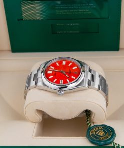 Rolex Oyster Perpetual 41 ‘Coral Red’ Dial Oyster