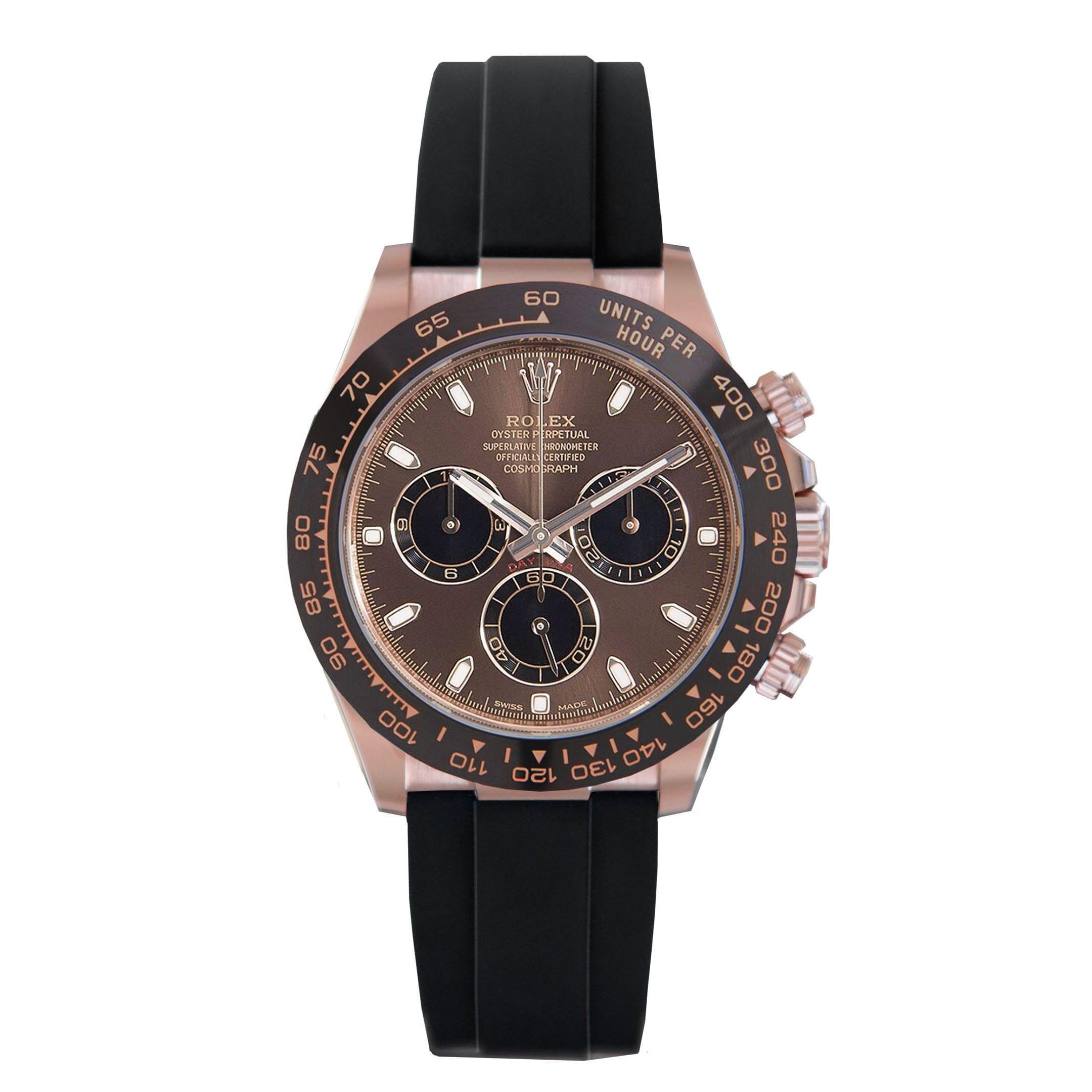 Rolex Daytona ‘Chocolate’ Dial Everose Gold Oysterflex