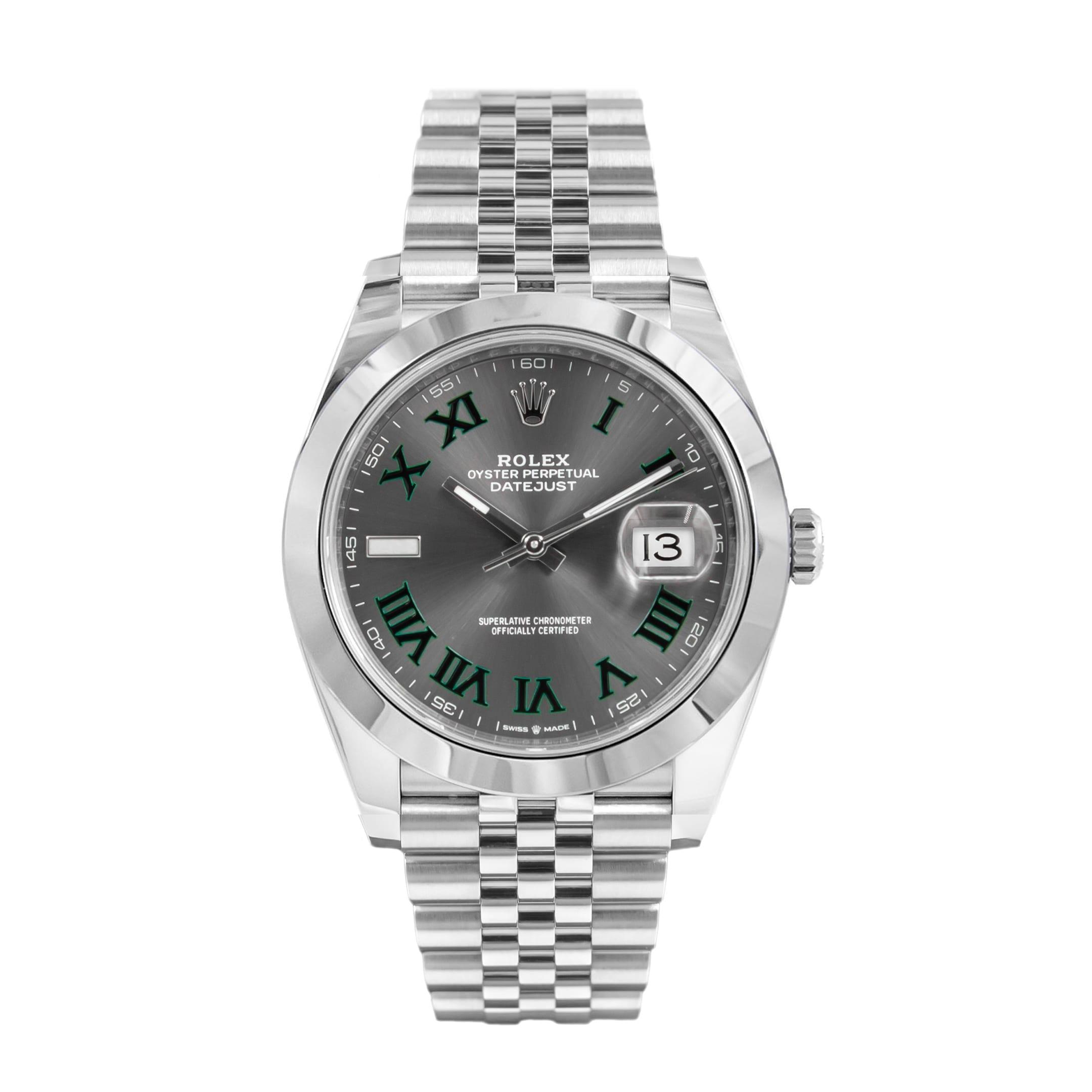 Rolex Datejust 41 ‘Wimbledon’ Dial Jubilee