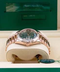 Rolex Day-Date 40 ‘Olive Green’ Dial Everose Gold