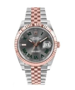 Rolex Datejust 41 ‘Wimbledon’ Dial Two-Tone Everose Jubilee