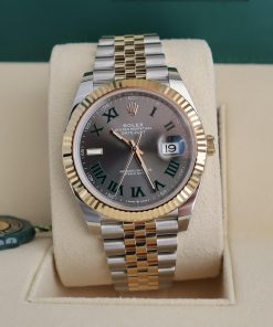 Rolex Datejust 41 ‘Wimbledon’ Dial Two-Tone Jubilee