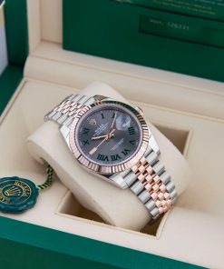 Rolex Datejust 41 ‘Wimbledon’ Dial Two-Tone Everose Jubilee