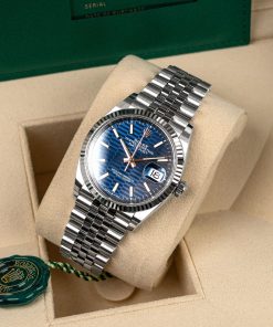 Rolex Datejust 36 ‘Blue Fluted-Motif’ Dial Jubilee